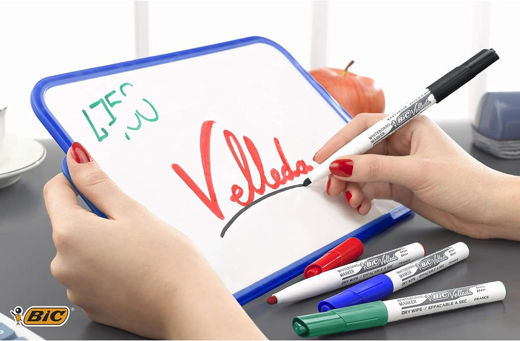 BIC Velleda Whiteboard with 8 Markers