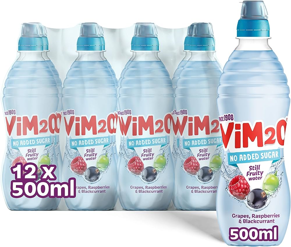 Vim2O Water 500ml Still Sportscap (Pack of 12) - UK BUSINESS