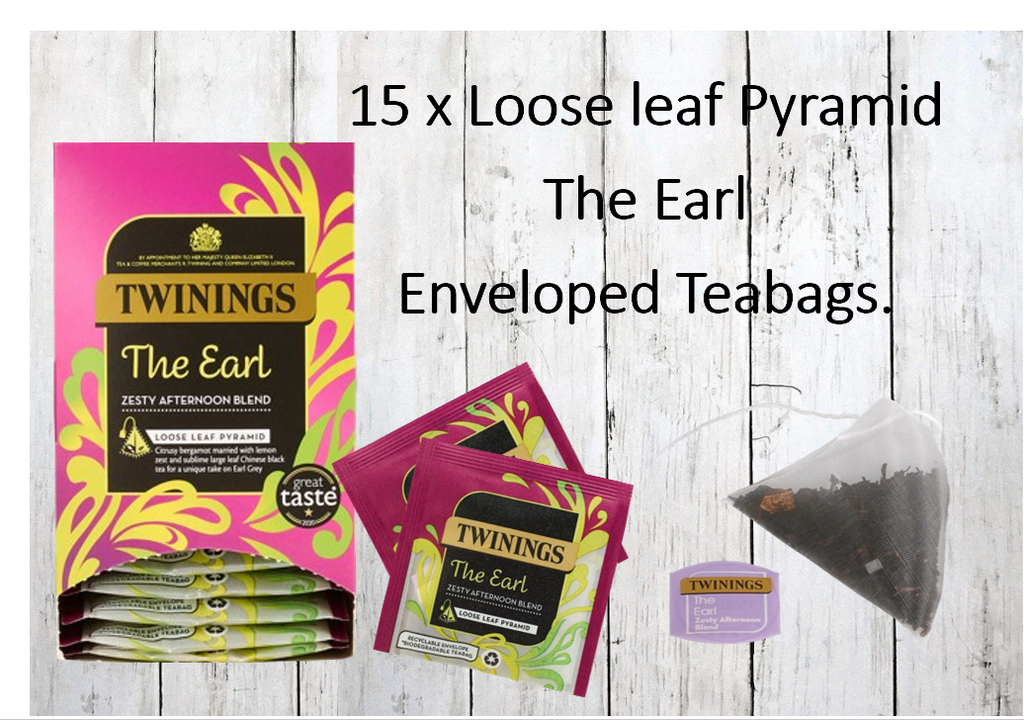 Twinings The Earl Zesty Afternoon Blend Pyramid Bags 15s - UK BUSINESS  SUPPLIES – UK Business Supplies