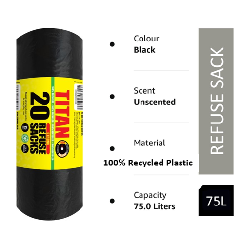 Coloured Recycling Refuse Sacks 90L - Bin Bags & Bin Liners