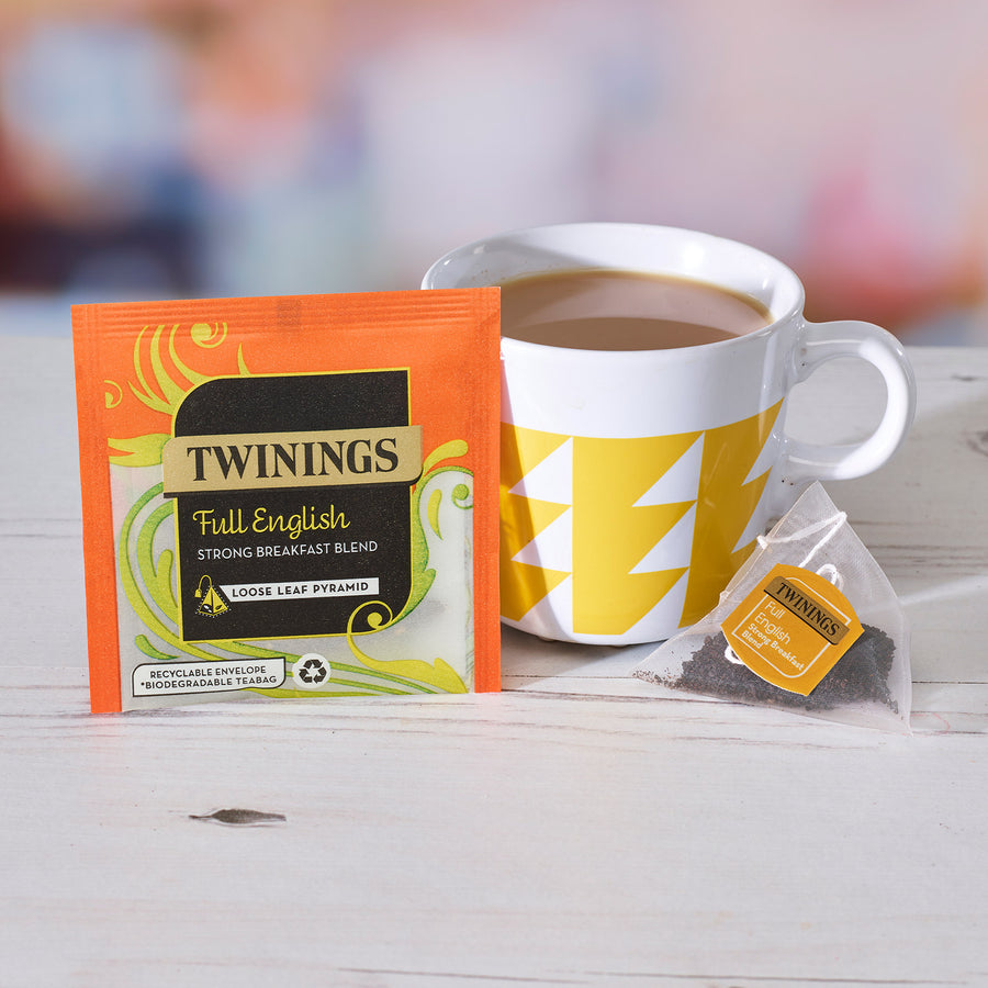 Twinings The Full English Loose Leaf Pyramid Bags 15s - UK BUSINESS SUPPLIES  – UK Business Supplies