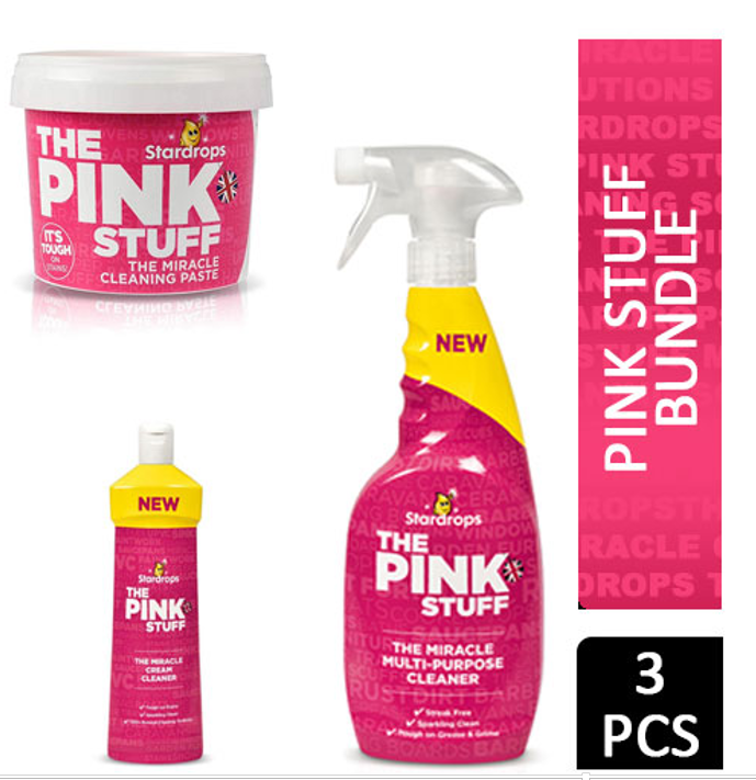 The Pink Stuff 750 ml Miracle Cream Cleaner (3-pack)