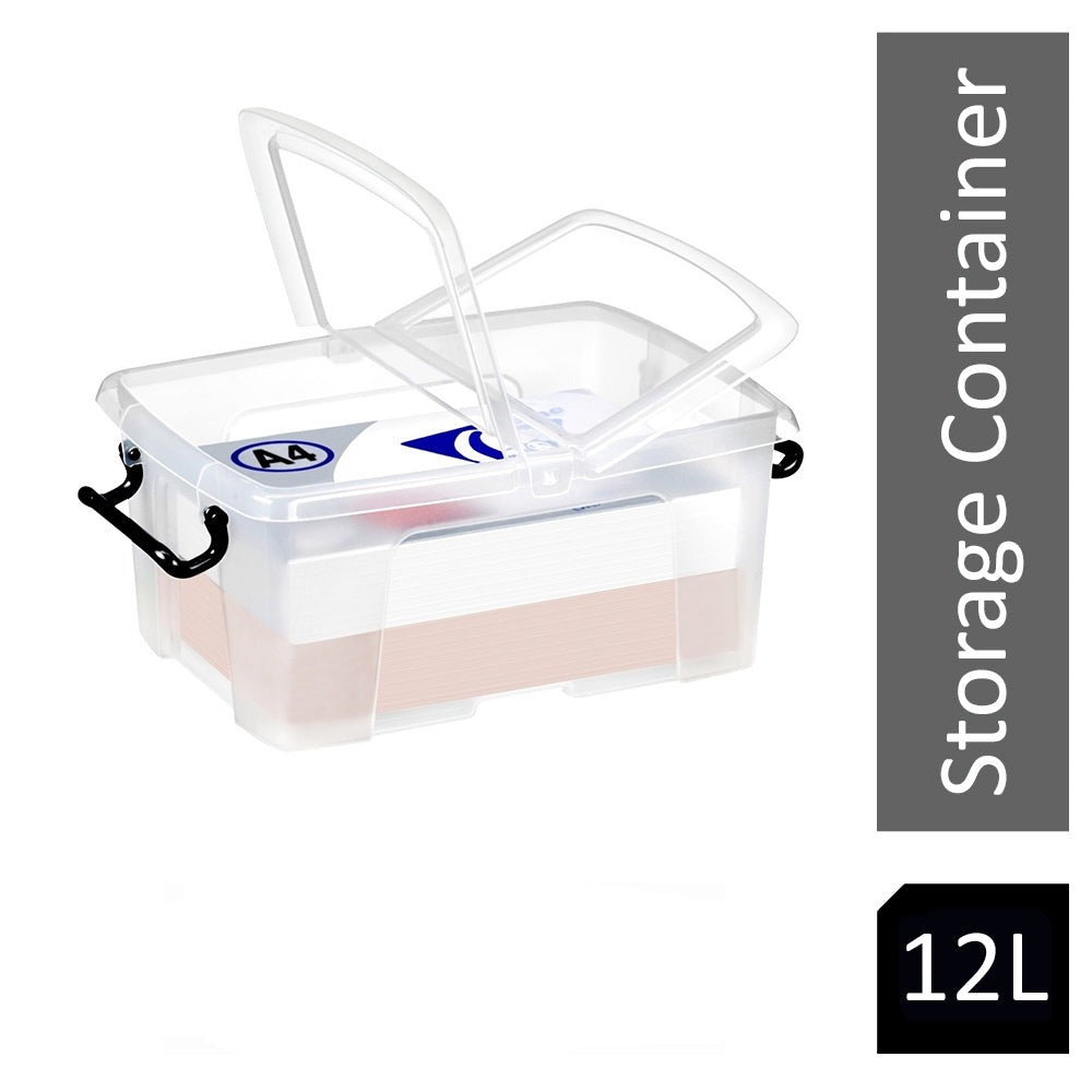 Smart Storemaster Premium Clear Plastic Storage Boxes Box & Lids