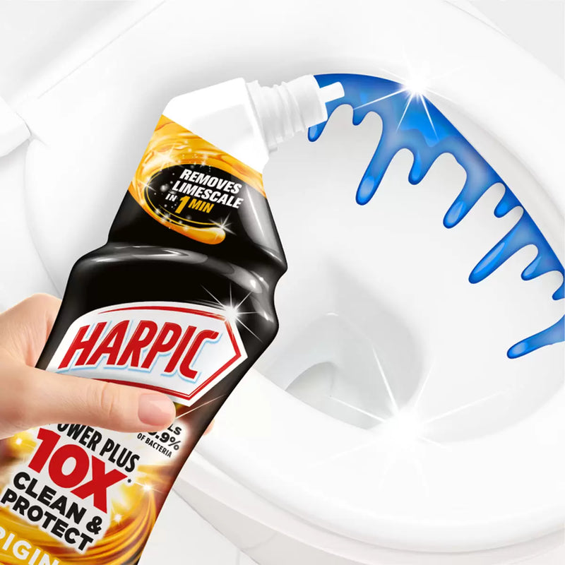 Harpic 10x Power Plus Professional Toilet Cleaner, 1L, Original