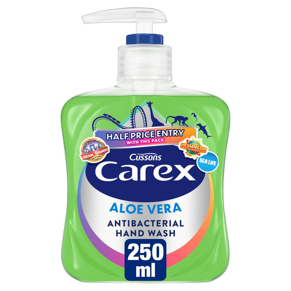 Carex Aloe Vera Antibacterial Liquid Hand Wash 250ml