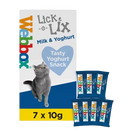 Webbox Lick-e-Lix Cat Treats Milk & Yoghurt 7 Sachets {17-Boxes}