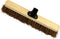 Hard Bristle 18" Stiff Broom Head includes Plastic Support Bracket.