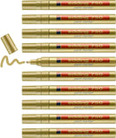 edding 750 Paint Marker Bullet Tip 2-4mm Line Gold (Pack 10) - 4-750053