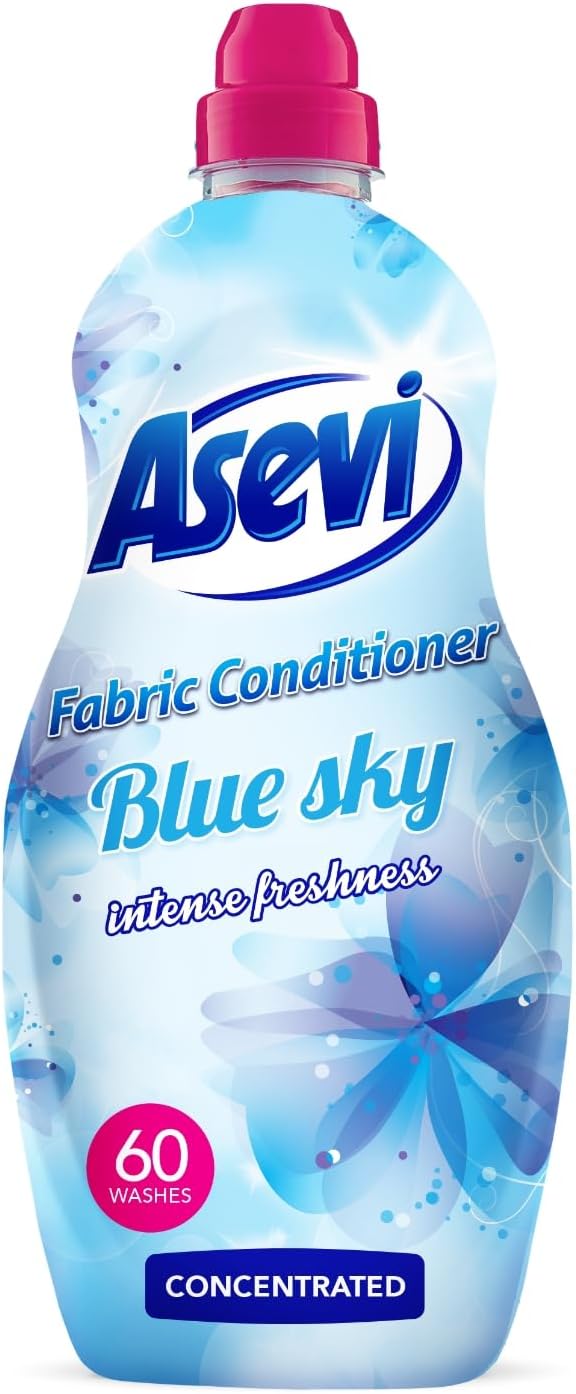 Asevi Fabric Conditioner & Softener Concentrate, 1380ML, 60W, BLUE SKY