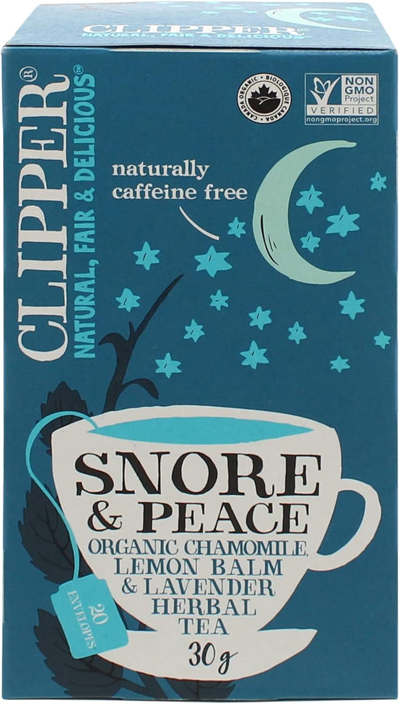 Clipper 20's Snore & Peace Organic Infusion Envelopes