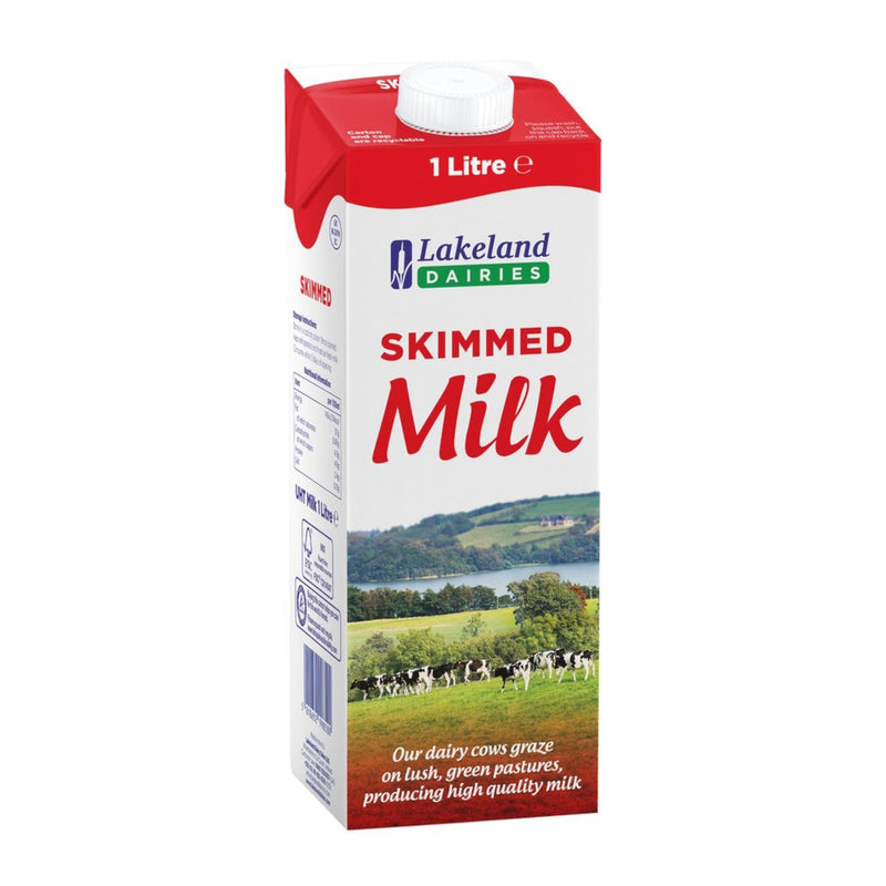 Lakeland Skimmed Milk 12 x 1litre