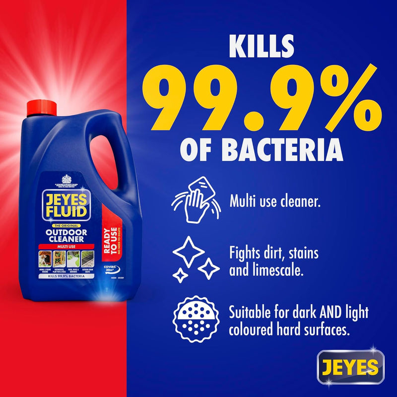 Jeyes Ready To Use {RTU} Fluid Outdoor Disinfectant 4 Litre