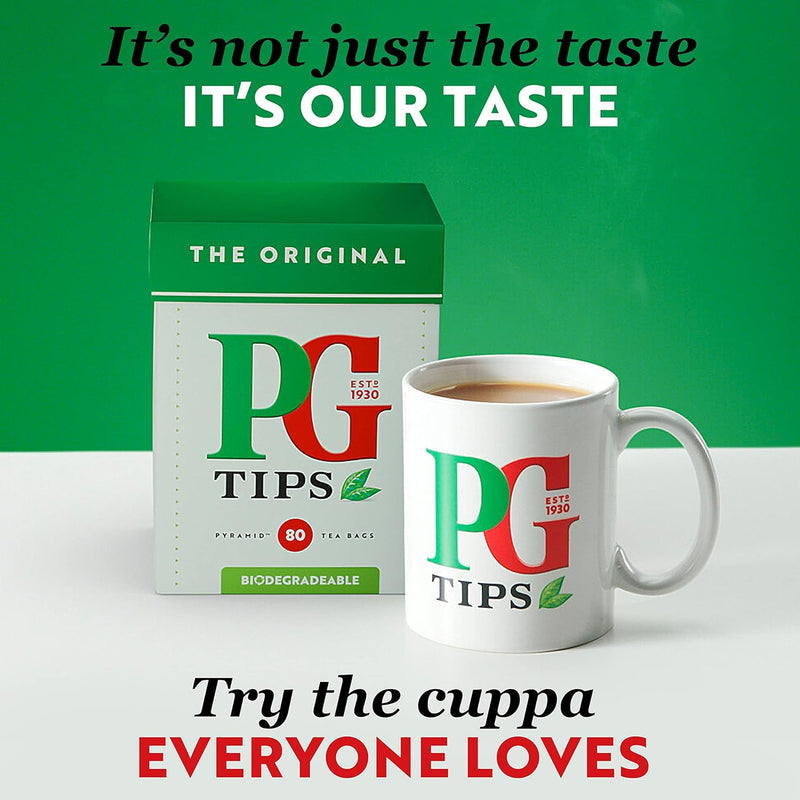 PG Tips Single Serve Individually Wrapped Envelope Teabags (200)