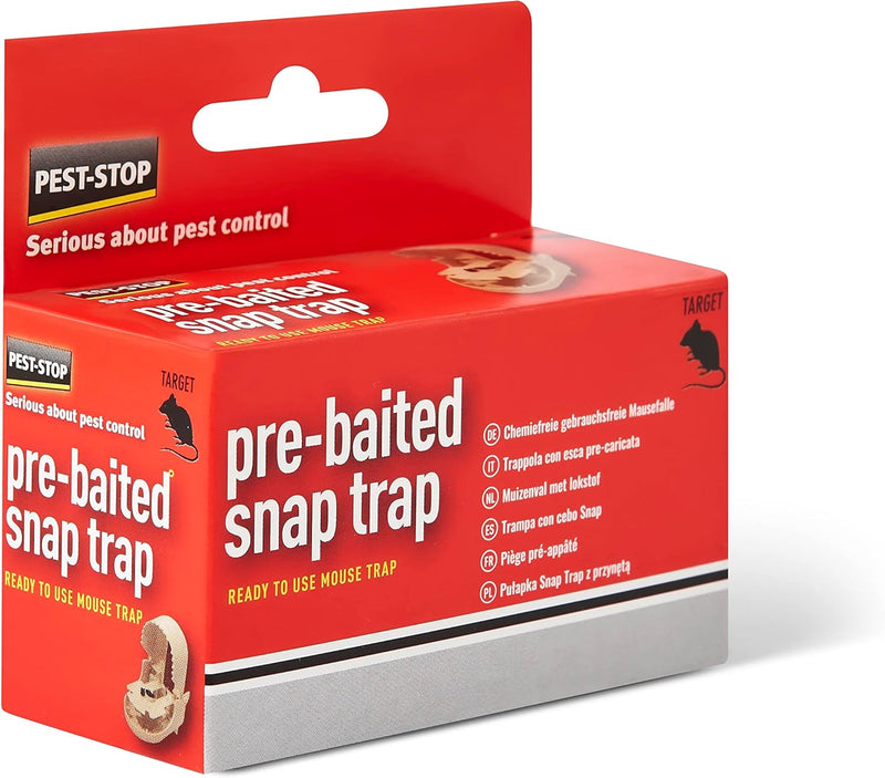 Pest-Stop Pre-Baited Snap-Trap | Reusable | Humane | Easy Clean {PSSTMB}