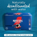 NESCAFÉ Original Decaf Instant Coffee Sachets - 200 x 1.8g Sticks