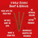 Webbox Cat Treats Tasty Sticks Beef & Rabbit 6 Sticks