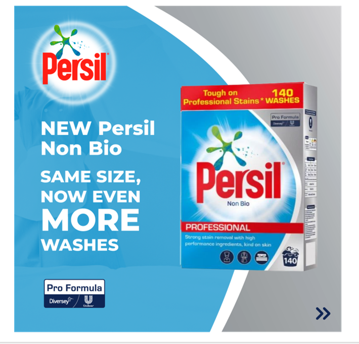 Persil Non Bio Washing Soap Powder 140 Washes 8.385kg