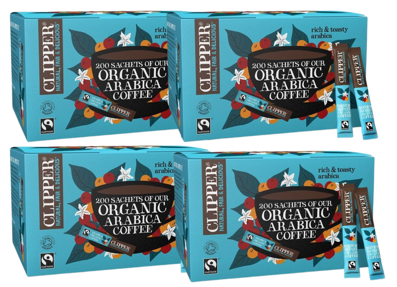 Clipper Organic & Fairtrade Instant Coffee 200 Sticks