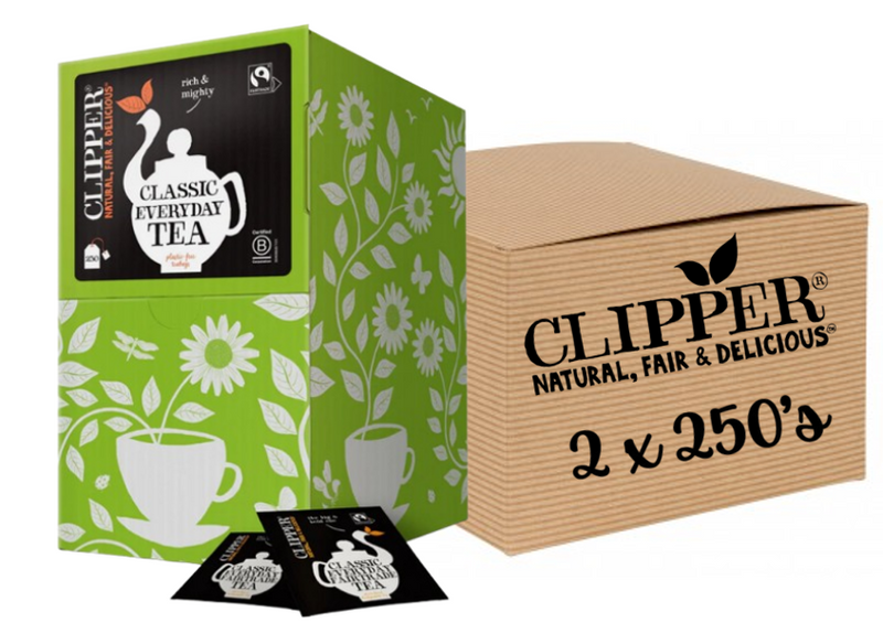 Clipper Fairtrade Everyday Blend 250 Teabags | Unbleached Eco Friendly Tea