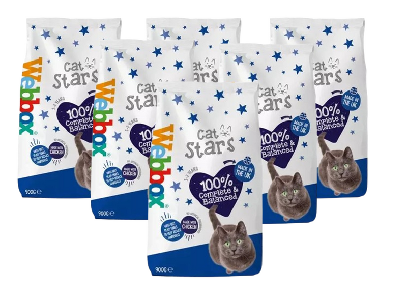 Webbox Cat Stars Complete Cat Food 1-7 Years 900g