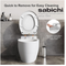 Sabichi White Easy Clean Slow Close Toilet Seat