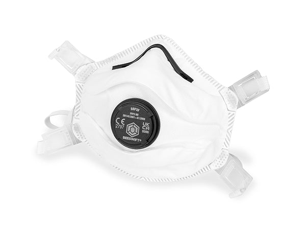 Ffp3 Moulded Valved Cup Respirator White