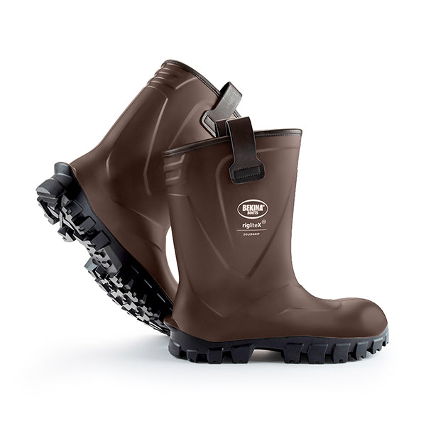 Bekina Riglite X Solid Grip Full Safety Wellingtons S5 - {ALL COLOURS / SIZES}