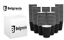 Belgravia 25cl/8oz Triple Walled Paper Black Ripple Cups