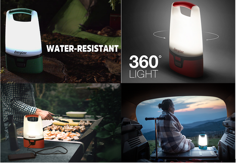 Energizer 1000 Lumen LED Camping Lantern + Powerbank