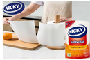 Nicky Jumbo White Kitchen Roll 2Ply, Min 200 Sheet.