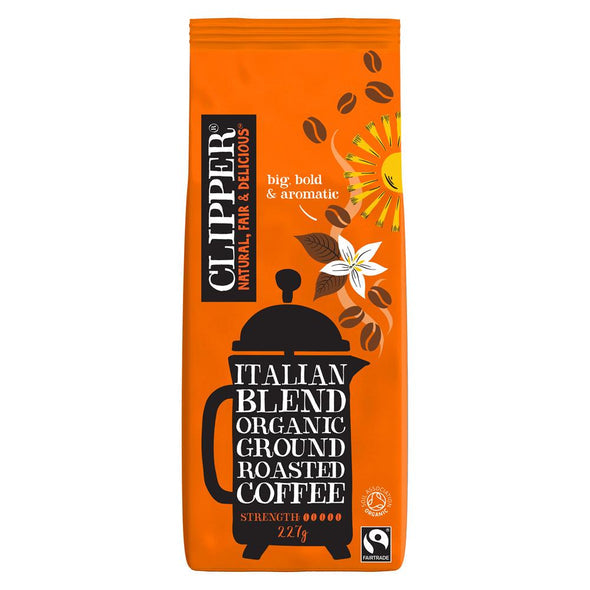 Clipper Fairtrade Italian Organic Coffee 227g