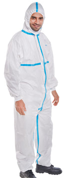 Beeswift Disposable Coverall Microporous Tpe 4/5/6 - {ALL COLOURS / SIZES}