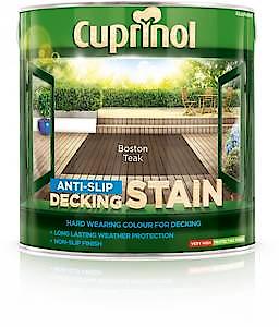 Cuprinol 5122405 Anti Slip Decking Stain Black Ash 2.5L