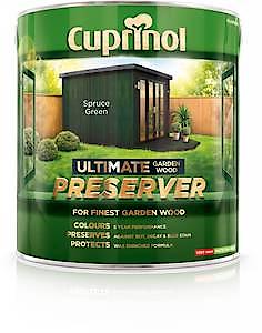 Cuprinol Cupgwpreab4L 4L Ultimate Garden Wood Preserver - Autumn Brown