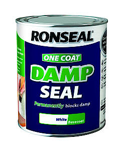 Ronseal Ocdsw25L 2.5 Litre One Coat Damp Seal - White