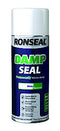 Ronseal Qddsaw400 Quick Dry Damp Seal Aerosol White 400Ml