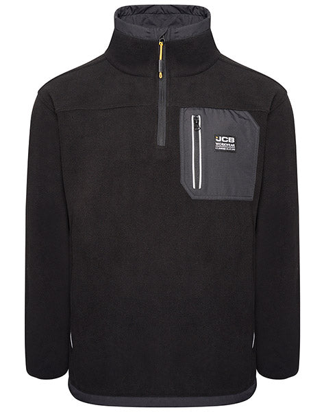 JCB Workwear Trade Heavyweight 1/4 Zip Tech Fleece - {ALL COLOURS / SIZES}