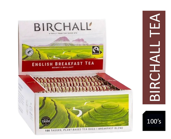 Birchall Premium English Breakfast String & Tagged Tea 100's