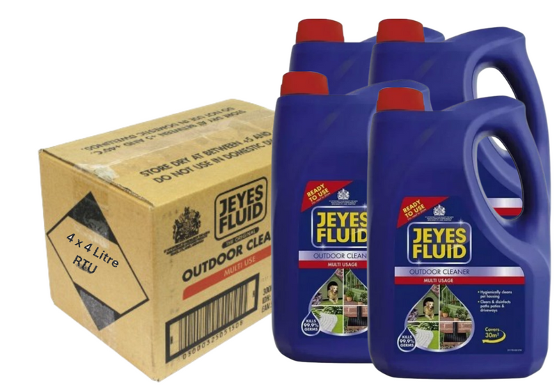 Jeyes Ready To Use {RTU} Fluid Outdoor Disinfectant 4 Litre