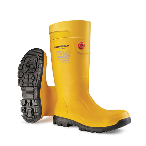 DUNLOP PUROFORT FIELDPRO FULL SAFETY WELLINGTON - {ALL COLOURS / SIZES}