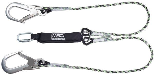 1.8M Kernmantel Twin Leg Energy Absorbing Lanyard