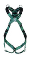 Msa XL V-Form Back/Chest/Shoulder D-Ring Bayonet Harness  Green XL