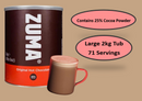 Zuma Original Hot Chocolate Powder 25% Cocoa 2kg 71 Servings Per Tub.