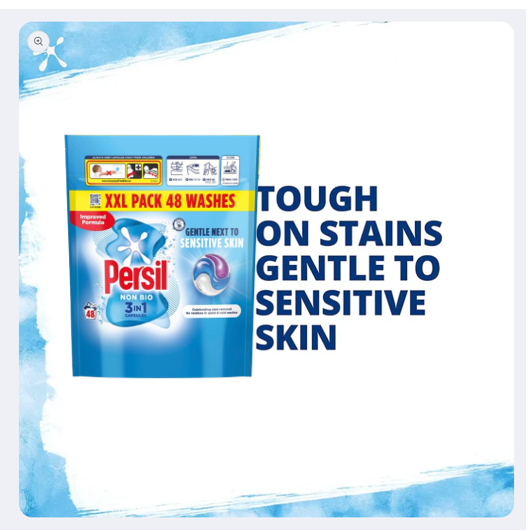 Persil Non Bio Powercaps 48 Washes