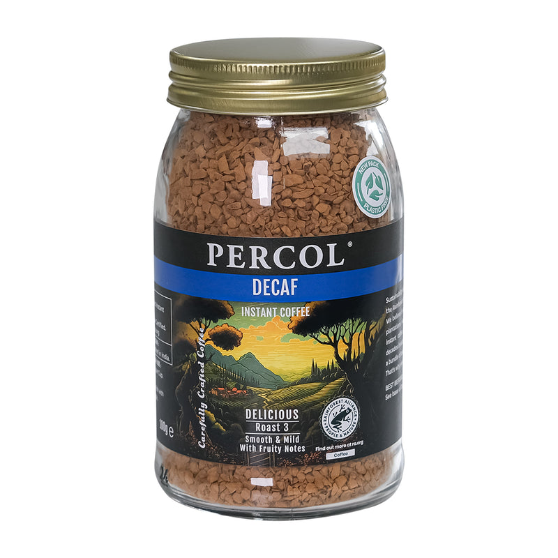 Percol Delicious Decaf Instant Coffee 100g