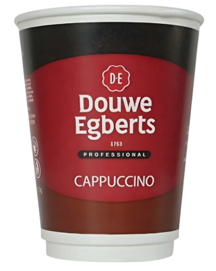 Douwe Egbert Cappuccino 12oz On The Go (10-150 Cups)