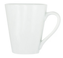 Fixtures New 12oz Stylish Plain White Conical Mugs