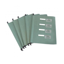 ValueX Foolscap Suspension File Manilla V Base Green (Pack 10)