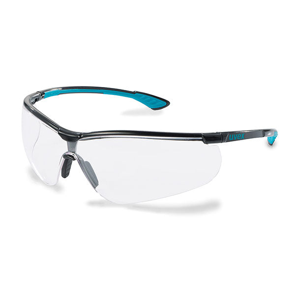 Uvex Sportstyle Spec Blue Frame Clear Lens Pack 5's