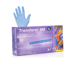 Aurelia Transform Blue Powder Free Nitrile Gloves 100's ALL SIZES